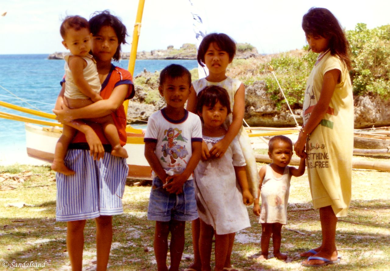 The Philippines - Boracay children. By now (2011) they will be 27-36 years of age. I wonder how many of them still live on Boracay and if their life was improved with the development of the island. That might well be the case, or perhaps not. The Philippines - Boracay