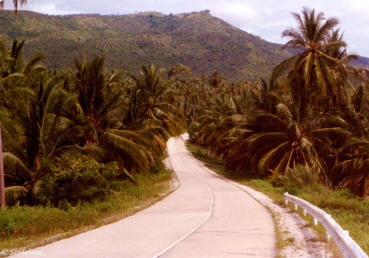Thailand - Inland road on Koh Samui Thailand - Koh Samui