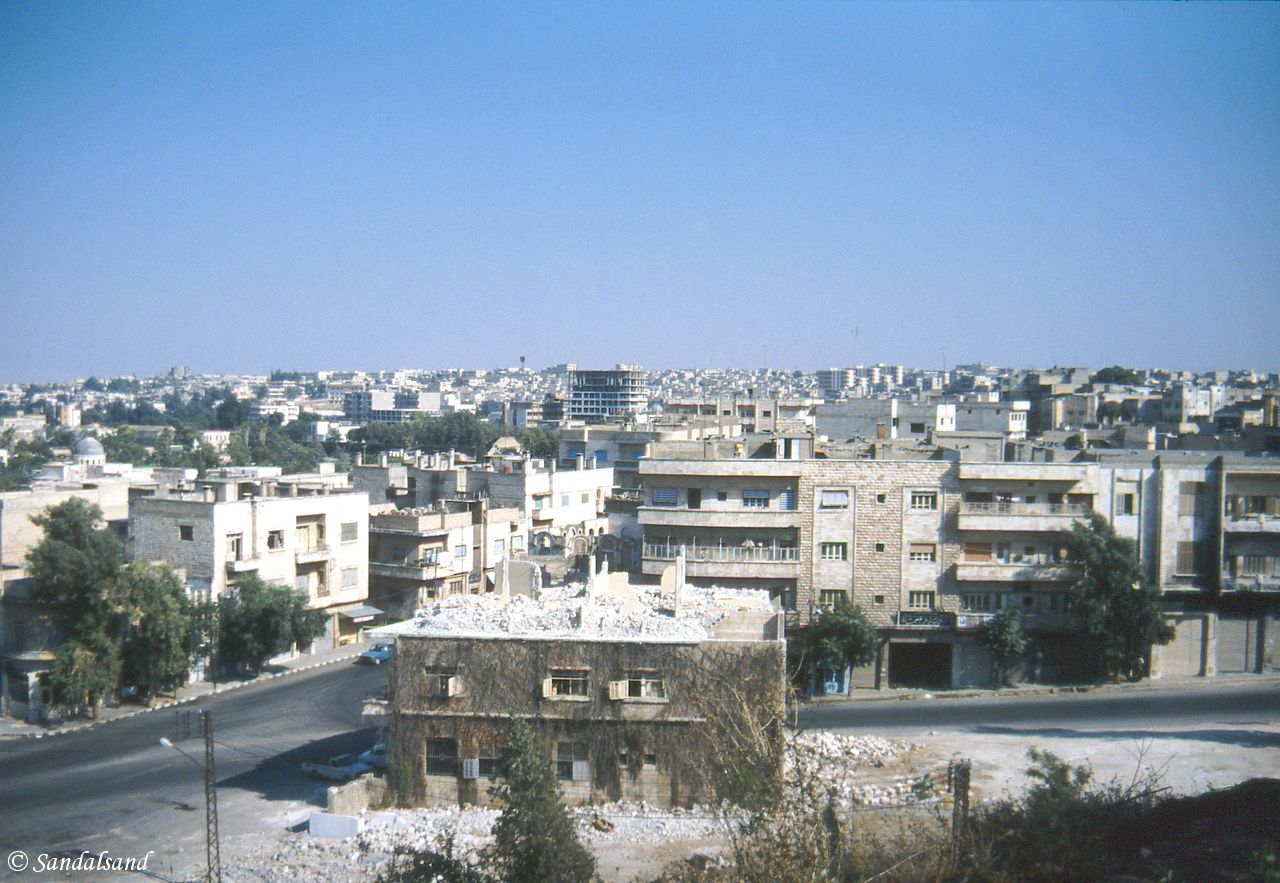 Syria - Hama - Bullet ridden houses Syria - Hama - Bullet ridden houses