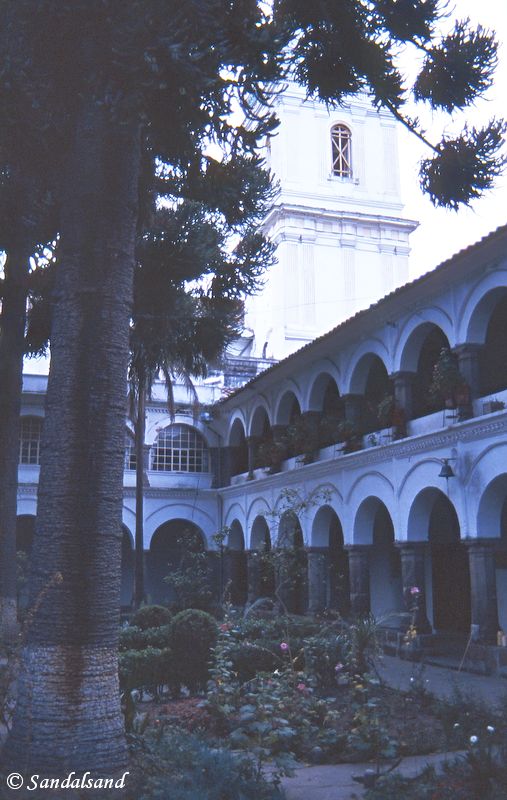 Ecuador - Quito - Courtyard of the Santo Domingo church Ecuador - Quito - Courtyard of the Santo Domingo church