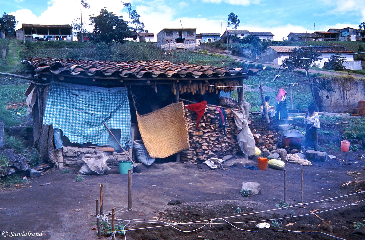 Ecuador - Just another poor home near Otavalo Ecuador - Just another poor home near Otavalo