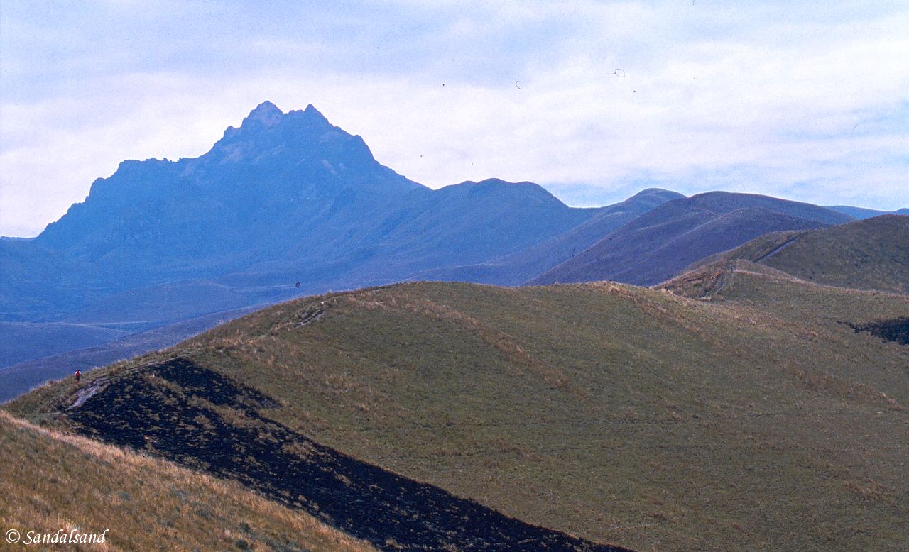 Ecuador - View of Pichincha volcano near Quito Ecuador - View of Pichincha volcano near Quito