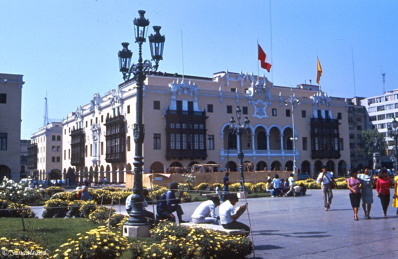 Peru - Lima - Plaza de Armas - City Hall Peru - Lima - Plaza de Armas - City Hall