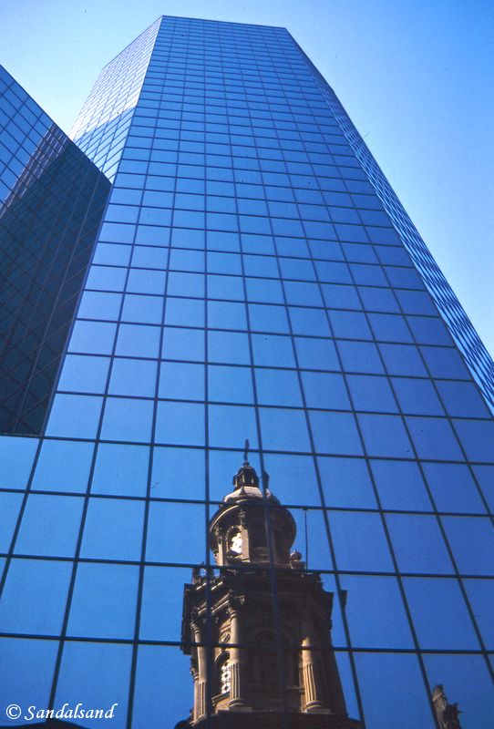 Chile - Santiago - Plaza de Armas - Catedral Metropolitana de Santiago and office building Chile - Santiago - Plaza de Armas - Catedral Metropolitana de Santiago and office building