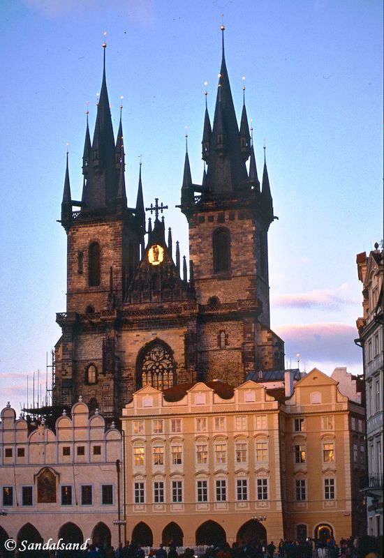 Czech Republic - Praha (Prague) - Staromestske namesti - Church of Our Lady before Týn Czech Republic - Praha (Prague) - Staromestske namesti - Church of Our Lady before Týn