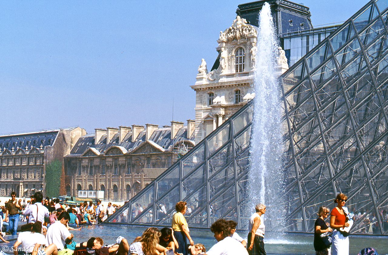 France - Paris - Glass pyramid in front of the Louvre France - Paris - Glass pyramid in front of the Louvre