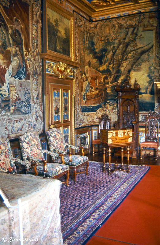 France - Loire - Chateau de Cheverny, interior detail France - Loire - Chateau de Cheverny, interior detail