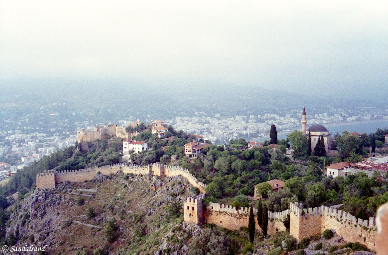 Turkey - Alanya - From the Alanya fortress on the cliff Turkey - Alanya - From the Alanya fortress on the cliff