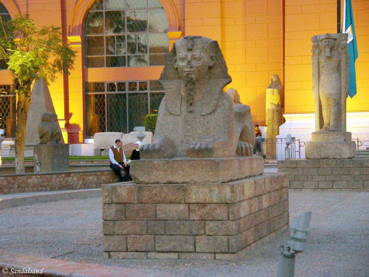 Egypt - Cairo - Outside the Egyptian Museum Egypt - Cairo - Outside the Egyptian Museum