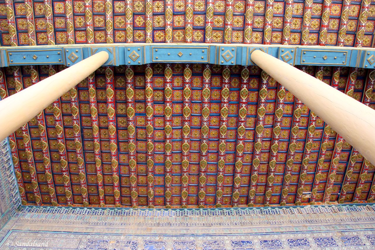 Uzbekistan - Khiva - Itchan Kala - Palace Ceiling Uzbekistan - Khiva - Itchan Kala - Palace Ceiling
