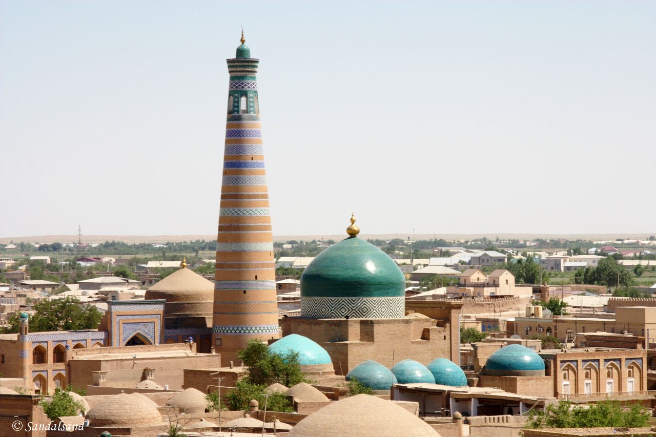 Uzbekistan - Khiva - Itchan Kala - Uzbekistan - Khiva - Itchan Kala - Minaret of Islam-Khodja Uzbekistan - Khiva - Itchan Kala - Uzbekistan - Khiva - Itchan Kala - Minaret of Islam-Khodja