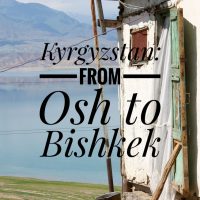 VIDEO – Kyrgyzstan – The drive from Osh to Bishkek
