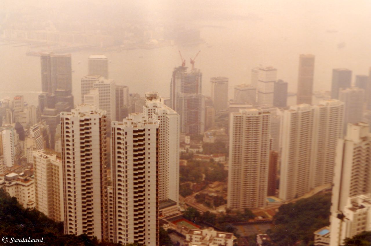 Hong Kong - View of Hong Kong Central, from the Peak