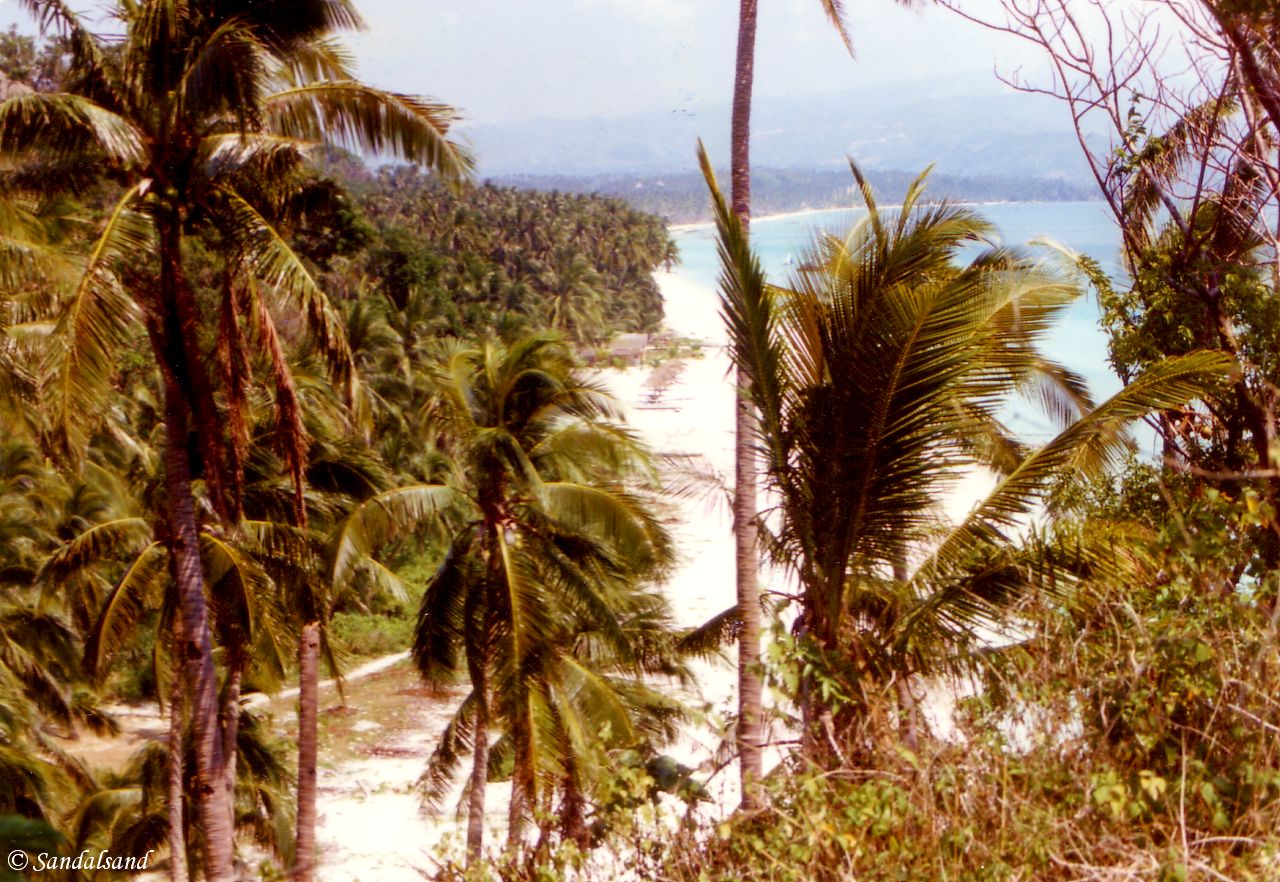 Philippines - White Beach on Boracay, view to south