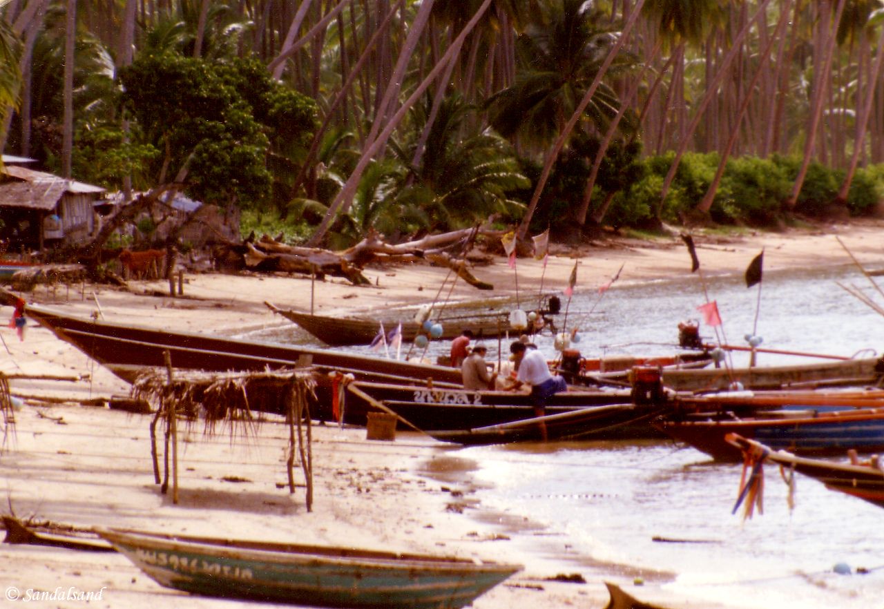 Thailand - Beach boats on Koh Samui