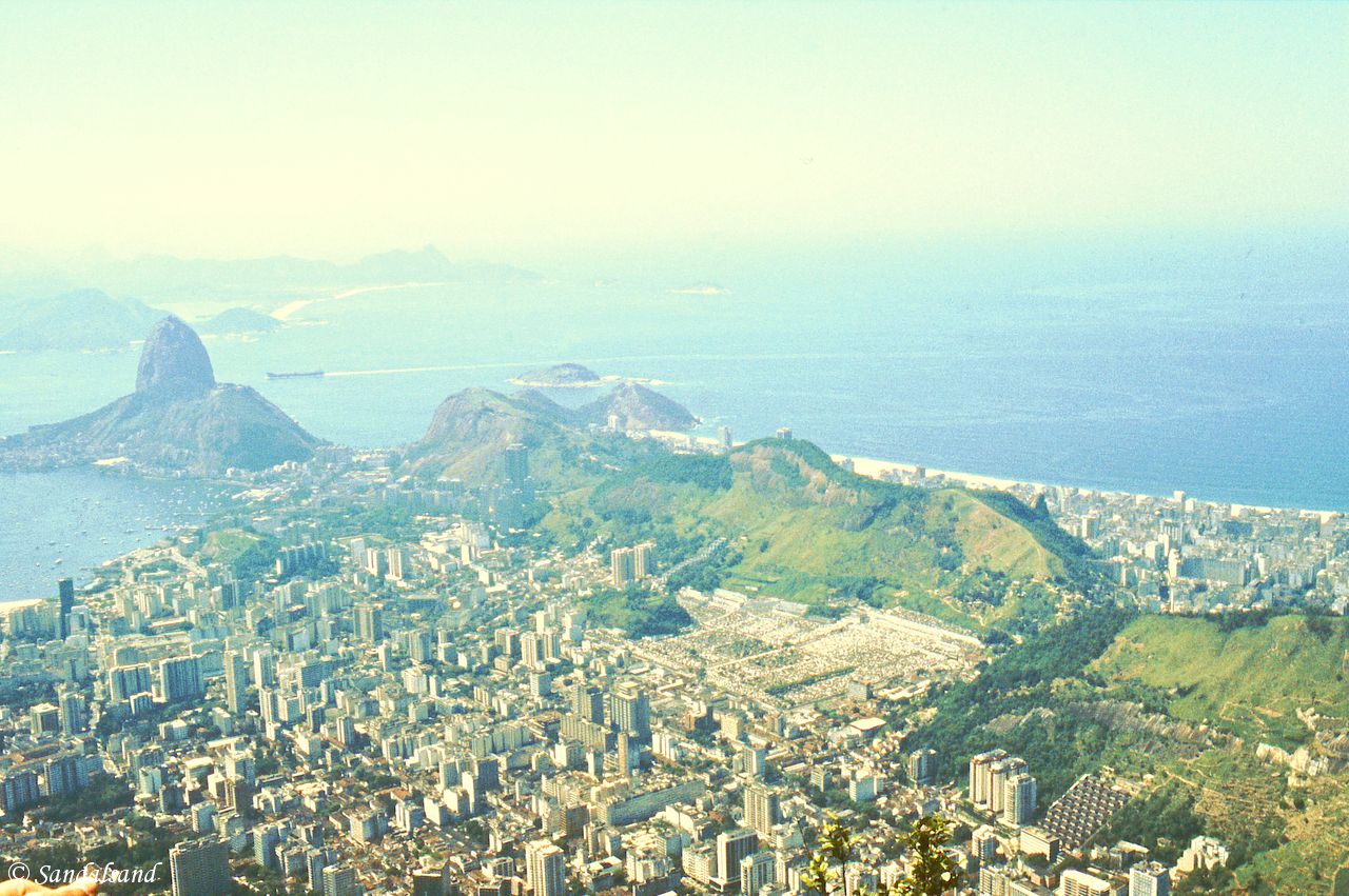 Brazil - Rio de Janeiro - View of Guanara Bay from Corcovado