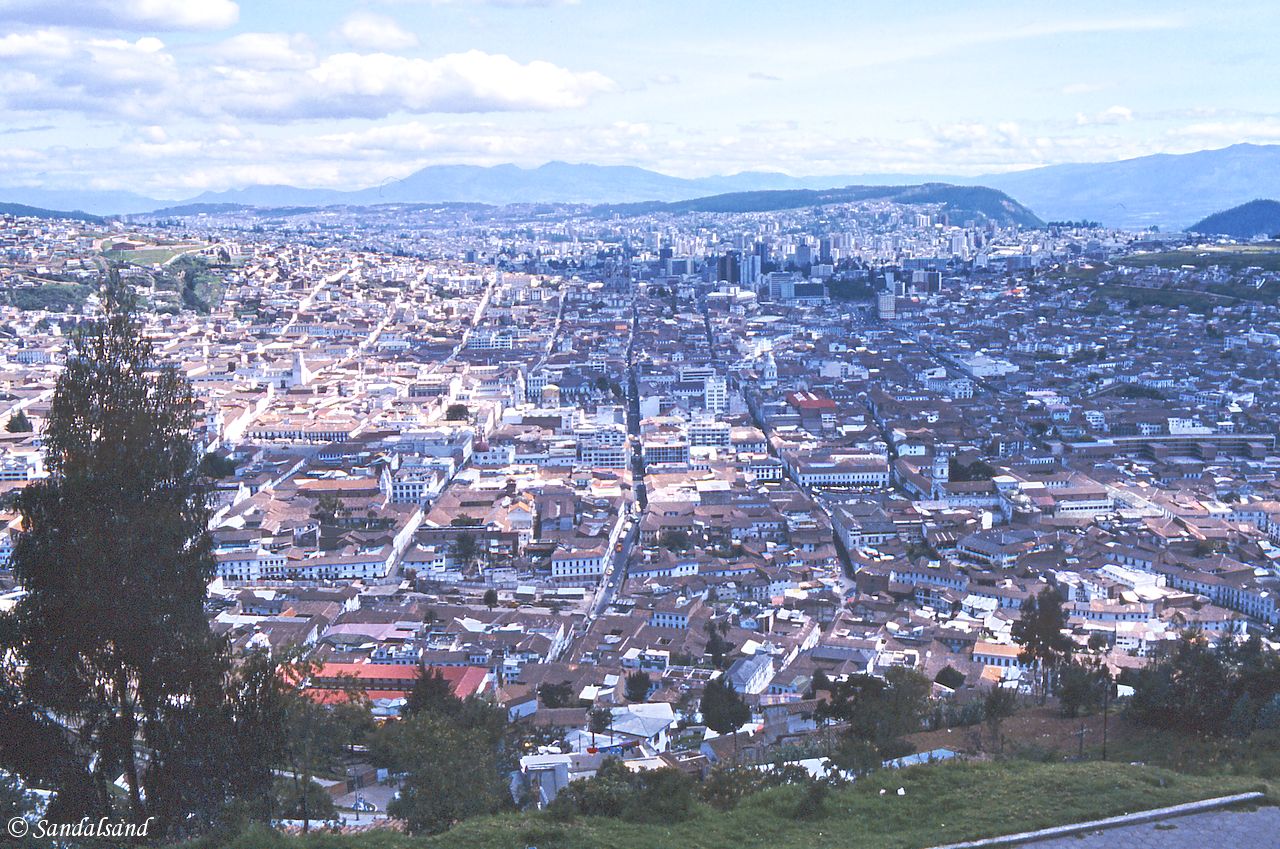 Ecuador - Quito - View from the Cerro Panecillo