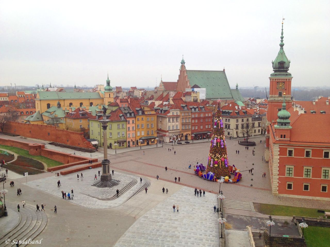 Poland - Warsaw (Warszawa) - Castle Square (Plac Zamkowy)
