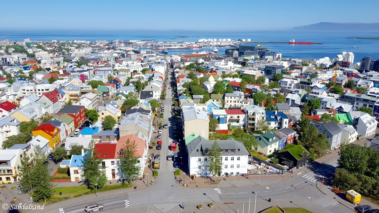 Iceland - Reykjavik - Hallgrimskirkja - View from tower