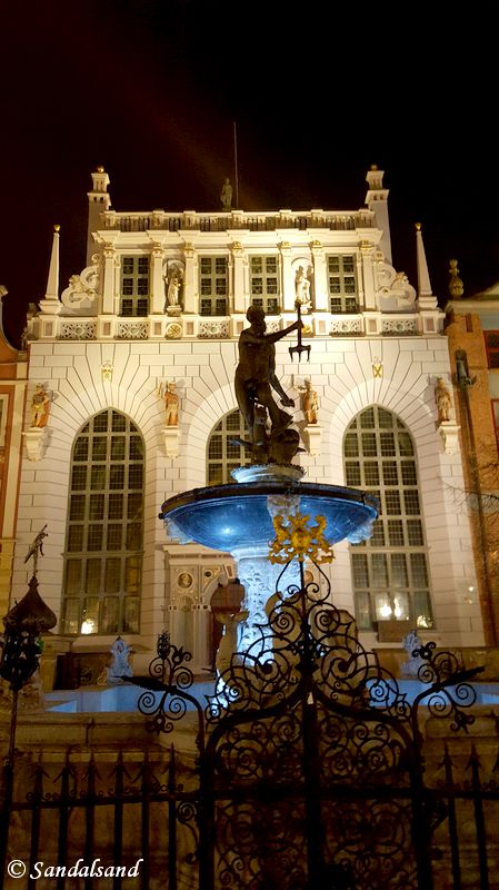 Poland - Gdansk - Neptune Fountain - Artus Court