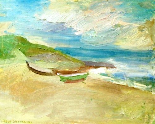 Jæren artwork - Kalle Orstad (1919-1955) - Orre strand