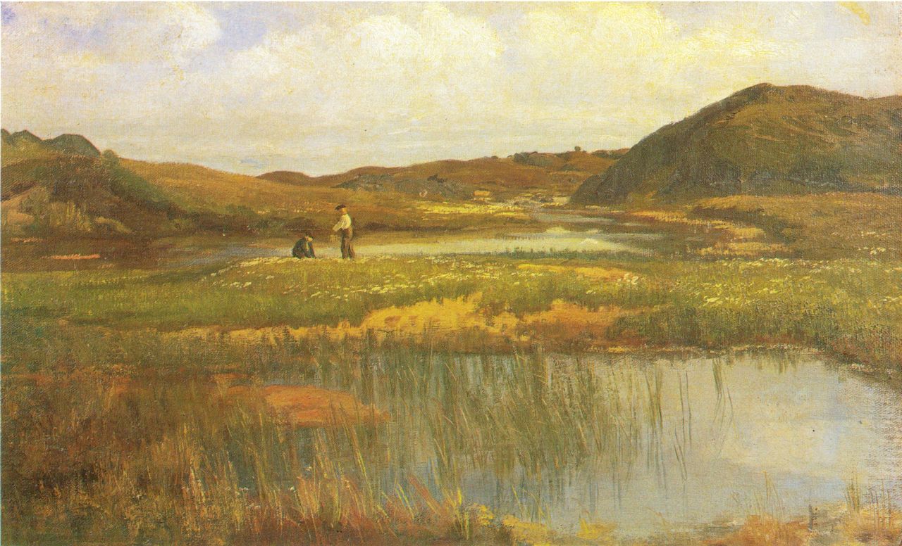 Jæren artwork - Kitty Lange Kielland (1843-1914) - Fra Jæren (1880)