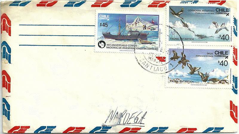SA 1987-88 Envelope-07 Santiago
