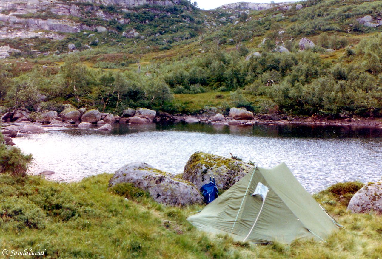 Norway - Tenting near Hovlandstølen, Bjerkreim 